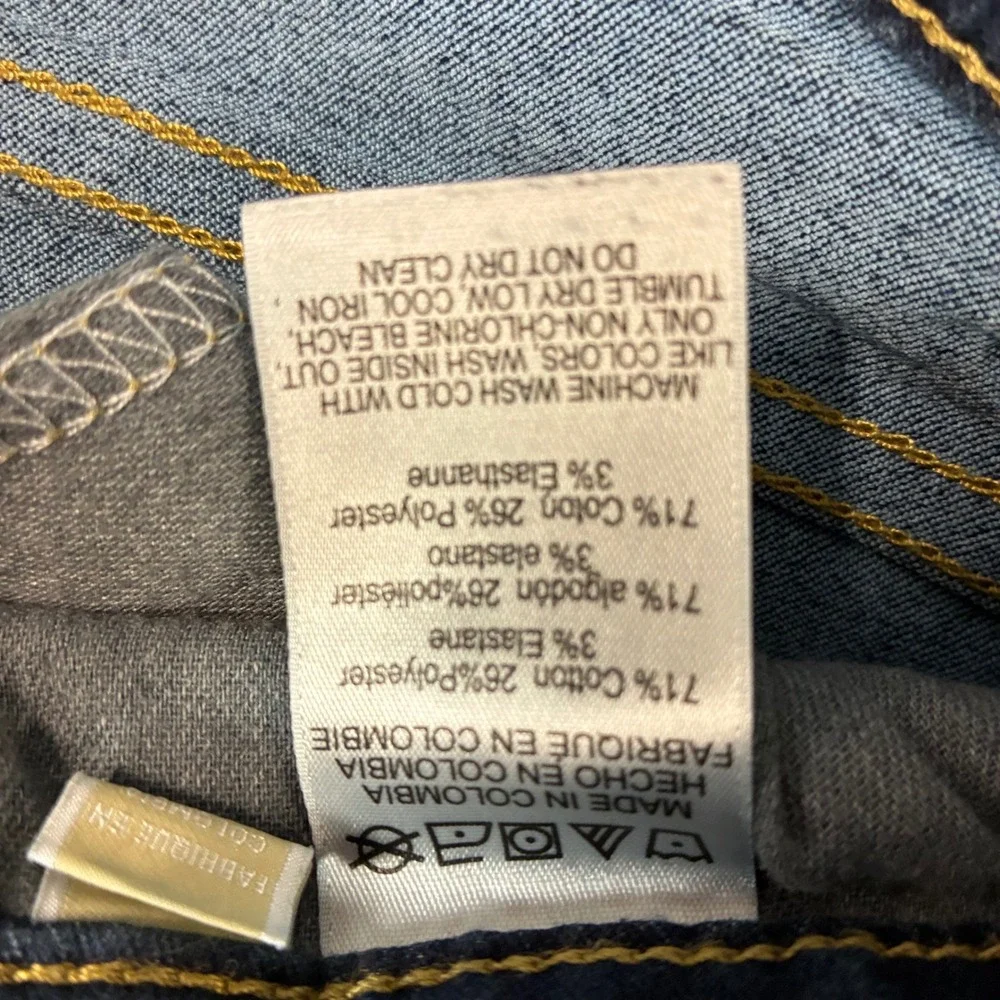 Michael Kors‎ Womens Size 8 Skinny Jeans Dark Indigo Stretch Denim Pants